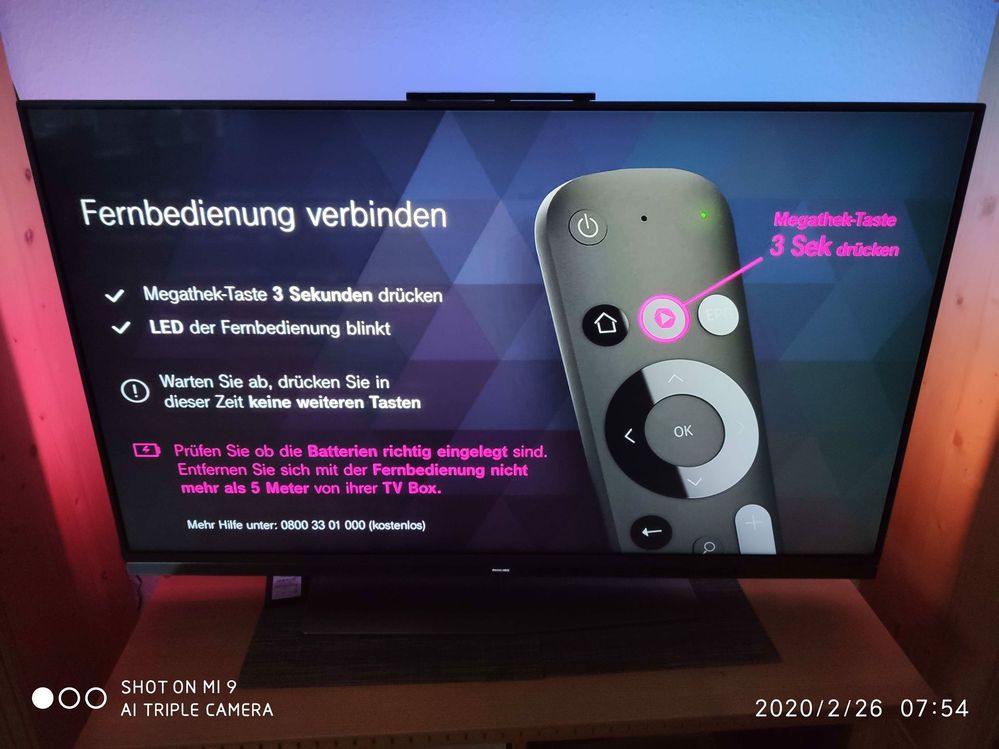 Magenta TV Box Fernbedienung geht nicht ( Keine Ve ...