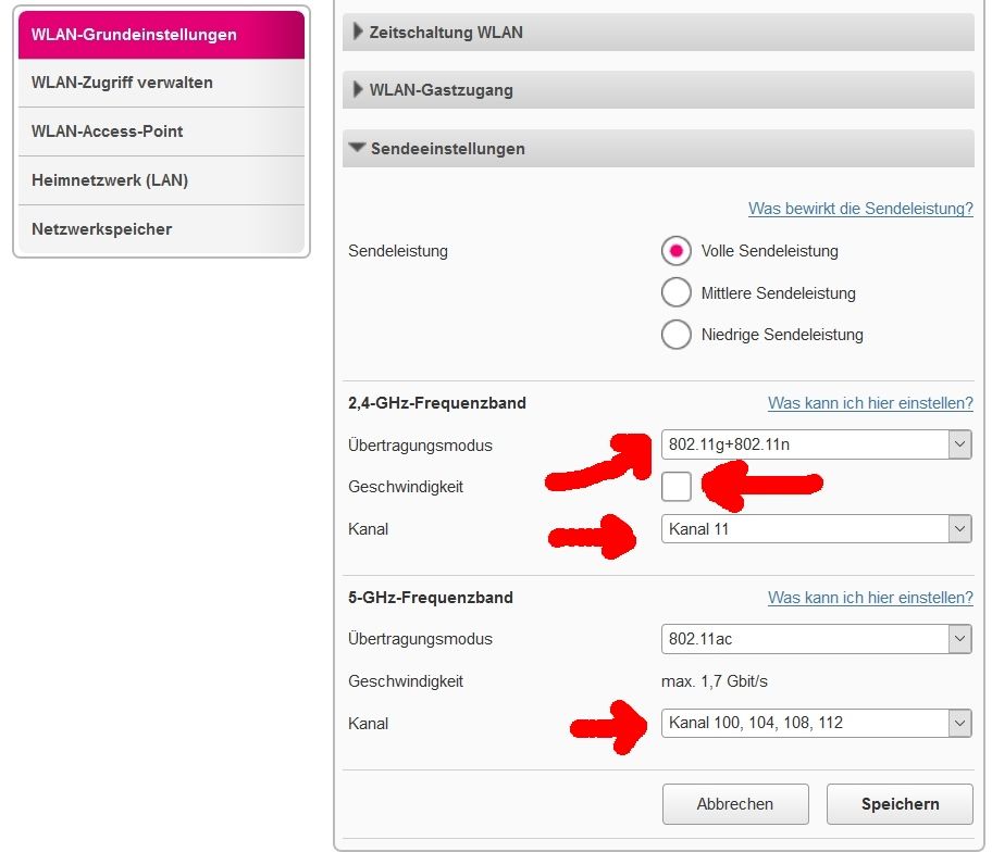 WLAN Reichweite meines Speedport Smart 2 ist grott ...